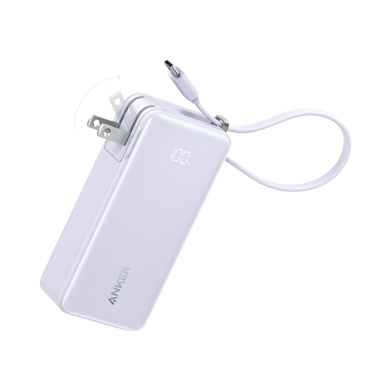 Load image into Gallery viewer, Anker Power Bank (10K, Fusion, Built-In Cable)
