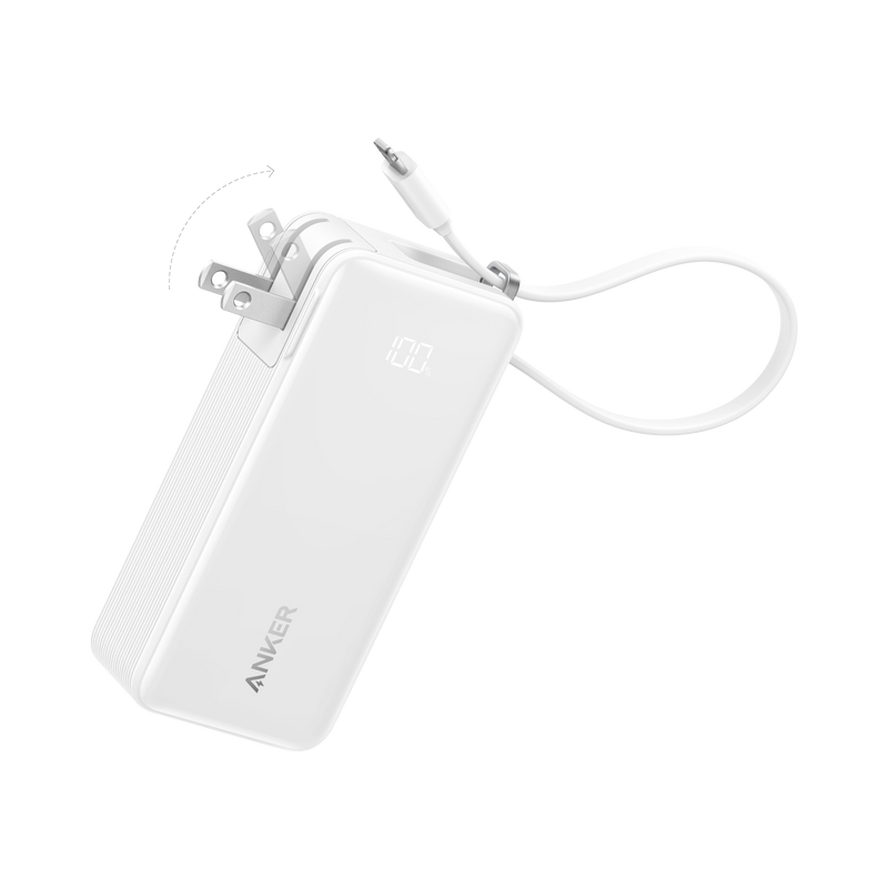 Load image into Gallery viewer, Anker Power Bank (10K, Fusion, Built-In Cable)