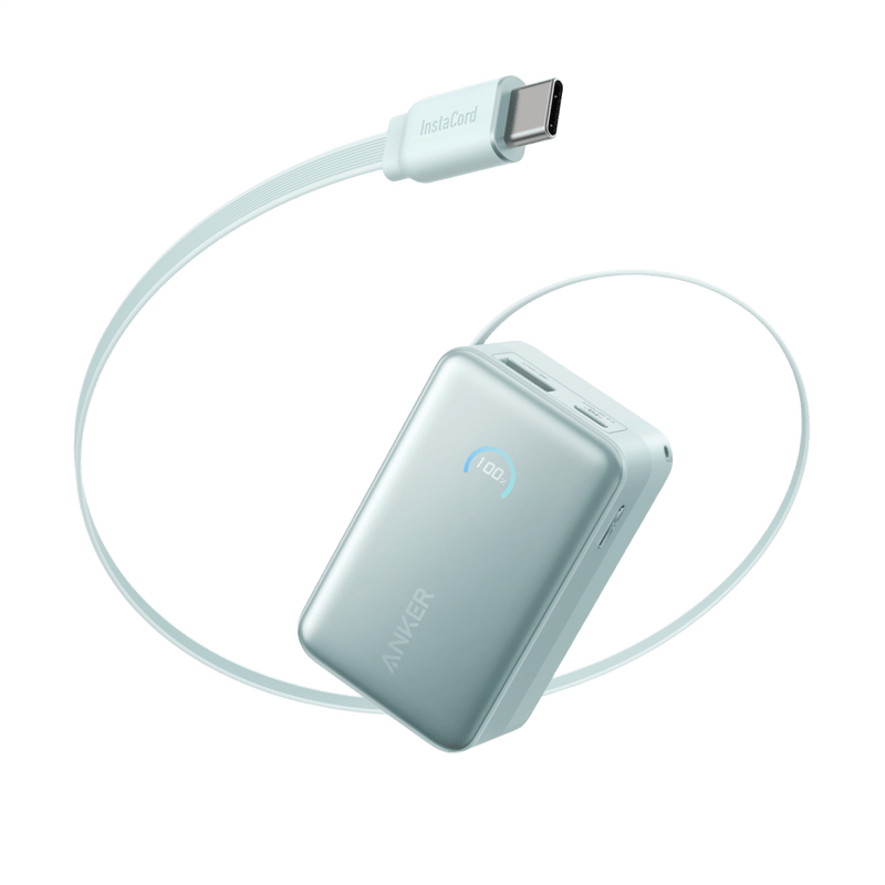 Load image into Gallery viewer, Anker Nano Power Bank (10K, 45W, Built-In Retractable USB-C Cable)