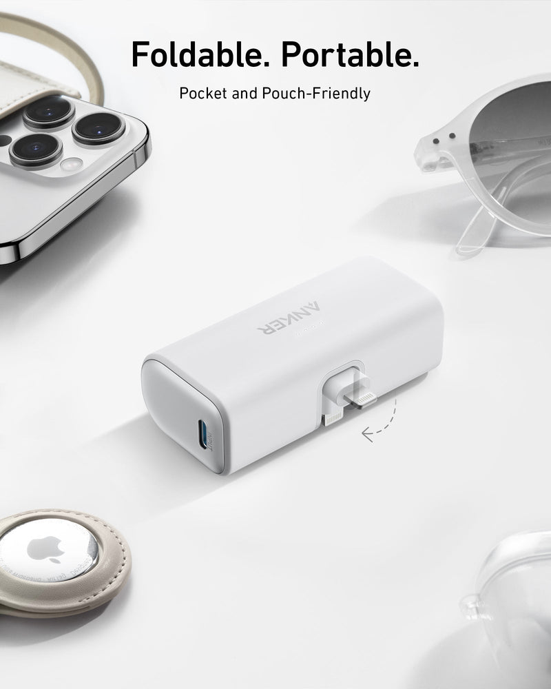 Load image into Gallery viewer, Anker Nano Power Bank (12W, Built-In Lightning Connector)