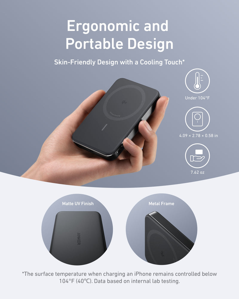 Load image into Gallery viewer, Anker MagGo Power Bank (10K, Slim)