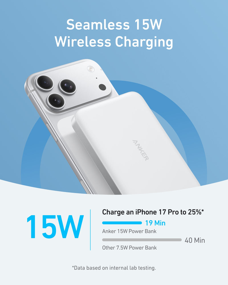 Load image into Gallery viewer, Anker MagGo Power Bank (10K, Slim)