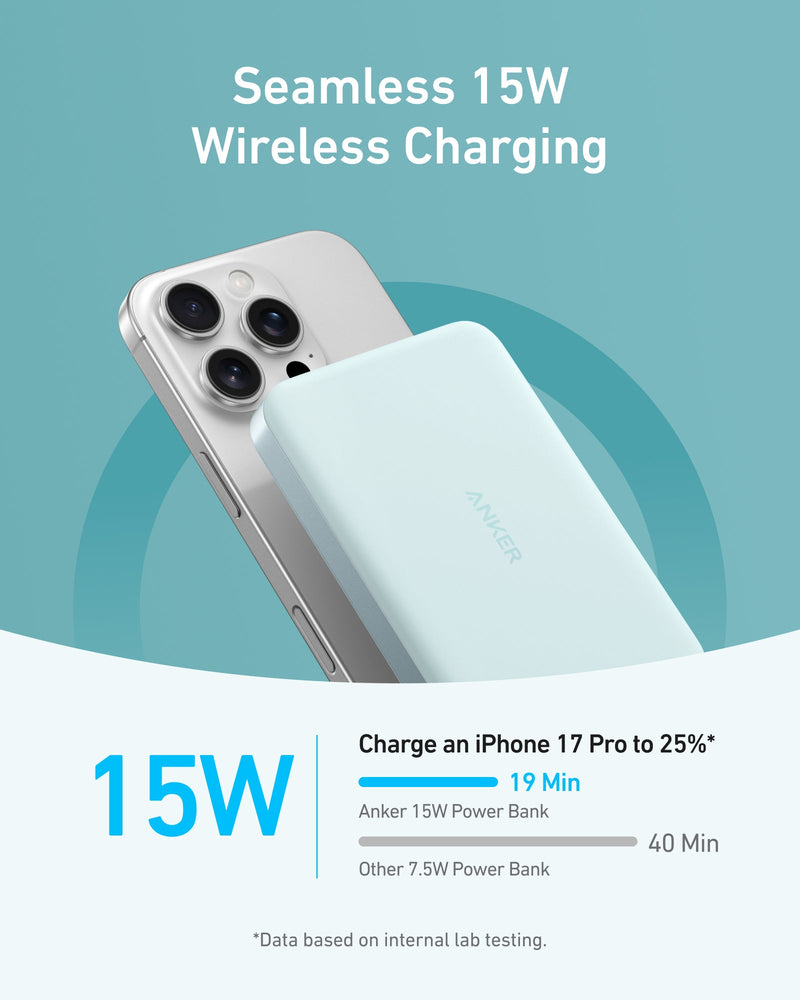 Load image into Gallery viewer, Anker MagGo Power Bank (10K, Slim)