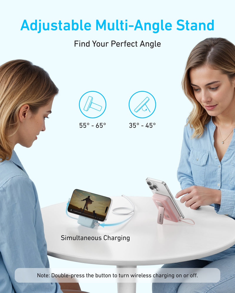 Load image into Gallery viewer, Anker Zolo Magnetic Power Bank (10K, 30W, Built-in USB-C Cable)