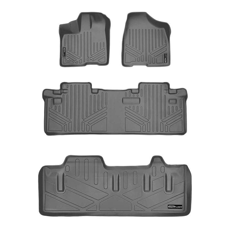 Load image into Gallery viewer, SMARTLINER Custom Fit Floor Liners For 2011-2012 Toyota (Sienna 8 Passenger Model)