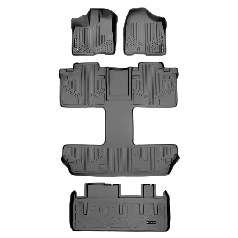 Load image into Gallery viewer, Smart Trim™ Custom Fit Floor Liners For 2013 2020 Toyota Sienna 7 Passenger Model