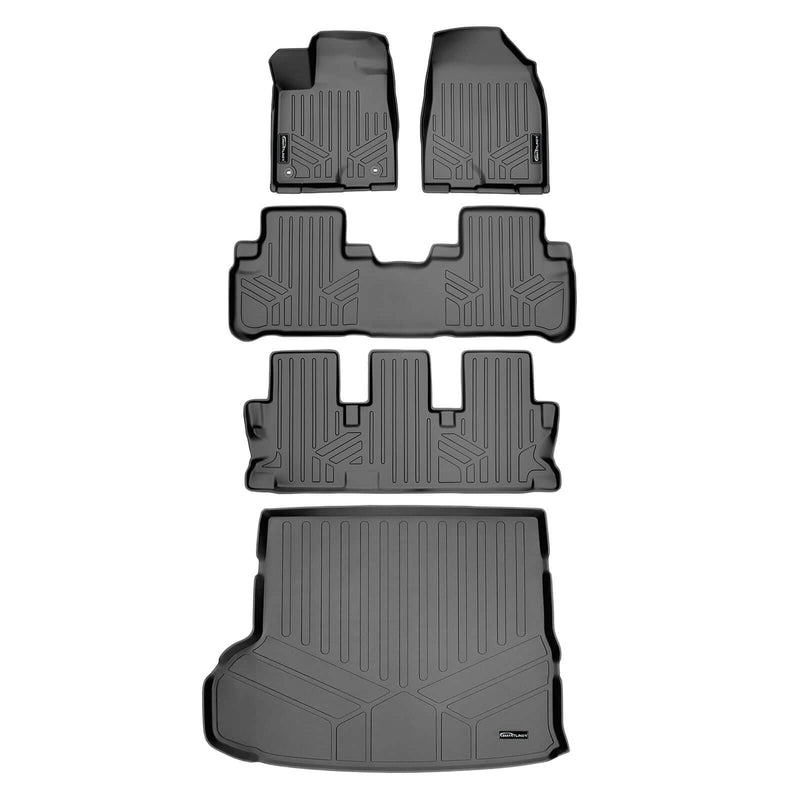 Load image into Gallery viewer, SMARTLINER Custom Fit Floor Liners For 2014-2019 Toyota Highlander (with 2nd Row Bench Seat)