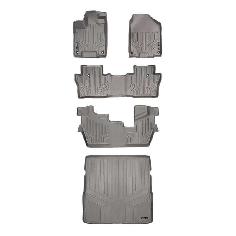 Load image into Gallery viewer, SMARTLINER Custom Fit Floor Liners For 2016-2022 Honda Pilot (8 Passenger Model)