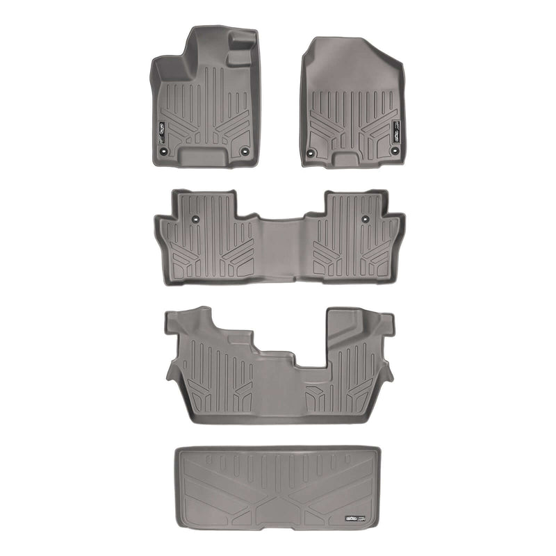 Load image into Gallery viewer, SMARTLINER Custom Fit Floor Liners For 2016-2022 Honda Pilot (8 Passenger Model)