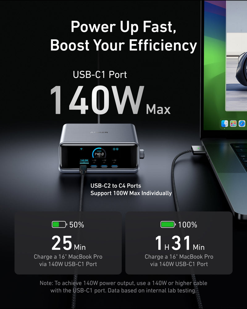 Load image into Gallery viewer, Anker Prime Charger (250W, 6 Ports, GaNPrime)
