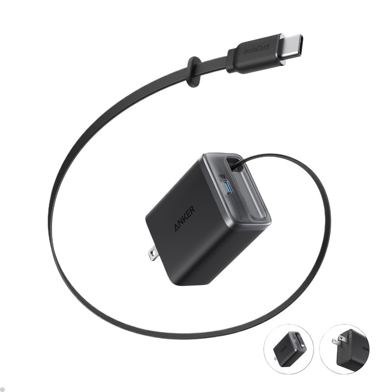 Load image into Gallery viewer, Anker Nano Charger (35W, Built-In Retractable USB-C Cable)