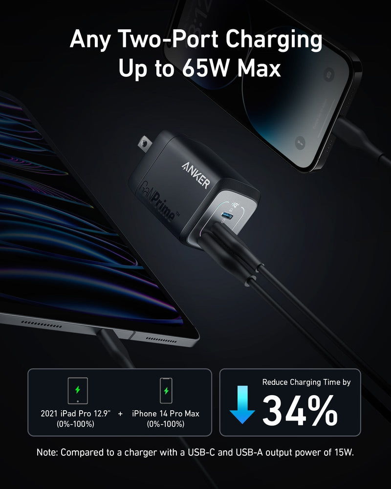 Load image into Gallery viewer, Anker Prime 67W GaN Wall Charger (3 Ports)