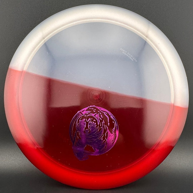 Load image into Gallery viewer, VIP Bear - Red Split Dye (Bear Corner Stamp)