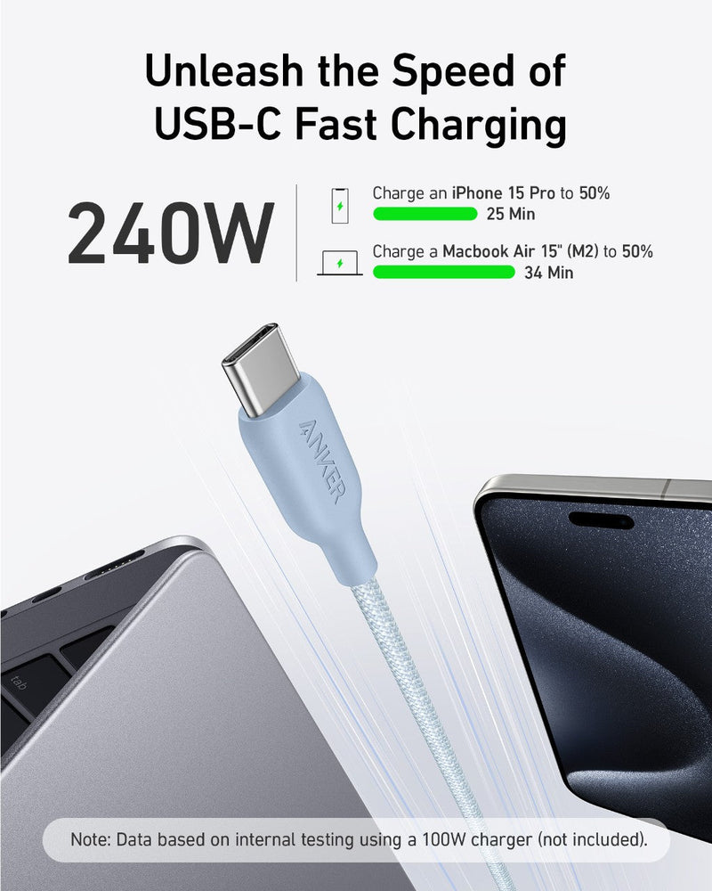 Load image into Gallery viewer, Anker <b>543</b> USB-C to USB-C Cable (Bio-Braided)
