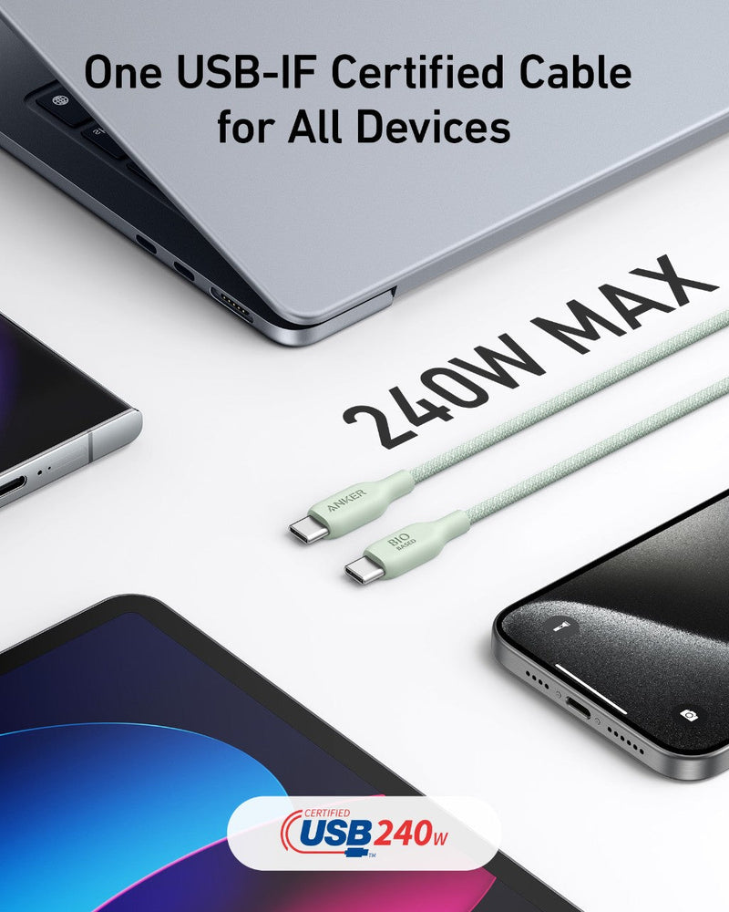Load image into Gallery viewer, Anker <b>543</b> USB-C to USB-C Cable (Bio-Braided)