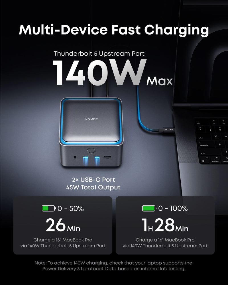 Load image into Gallery viewer, Anker Prime TB5 Docking Station (14-in-1, 8K, Thunderbolt 5 )