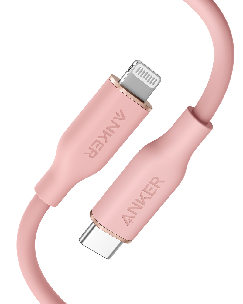 Load image into Gallery viewer, Anker <b>641</b> USB-C to Lightning Cable (Flow, 3 ft Silicone)