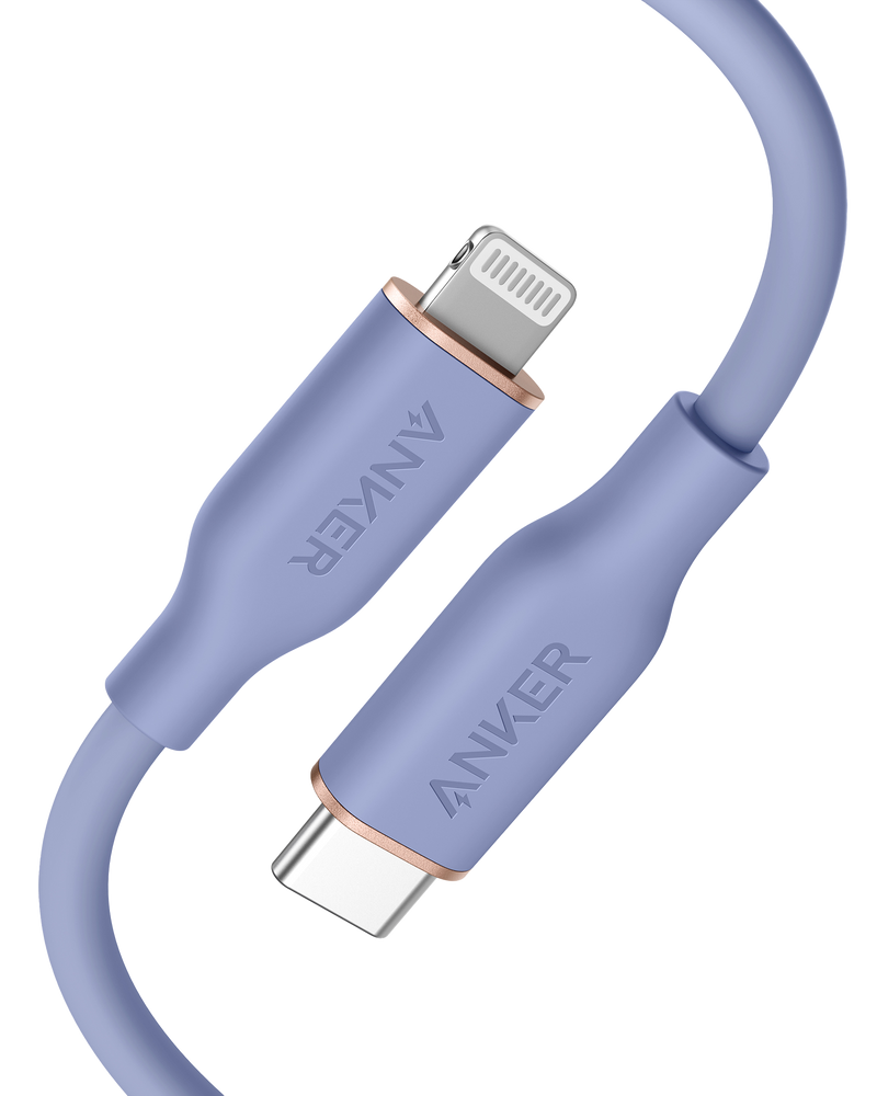 Load image into Gallery viewer, Anker <b>641</b> USB-C to Lightning Cable (Flow, 3 ft Silicone)