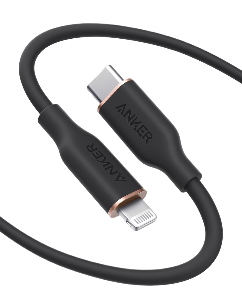 Load image into Gallery viewer, Anker <b>641</b> USB-C to Lightning Cable (Flow, 3 ft Silicone)