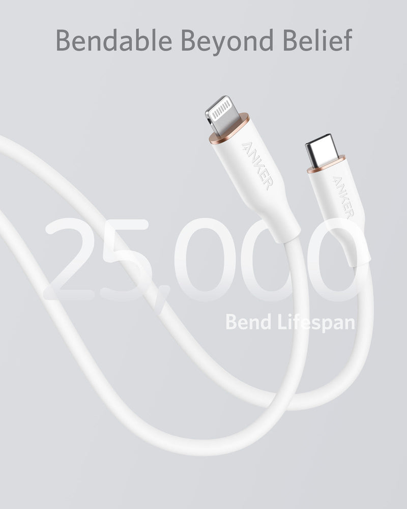 Load image into Gallery viewer, Anker <b>641</b> USB-C to Lightning Cable (Flow, 3 ft Silicone)