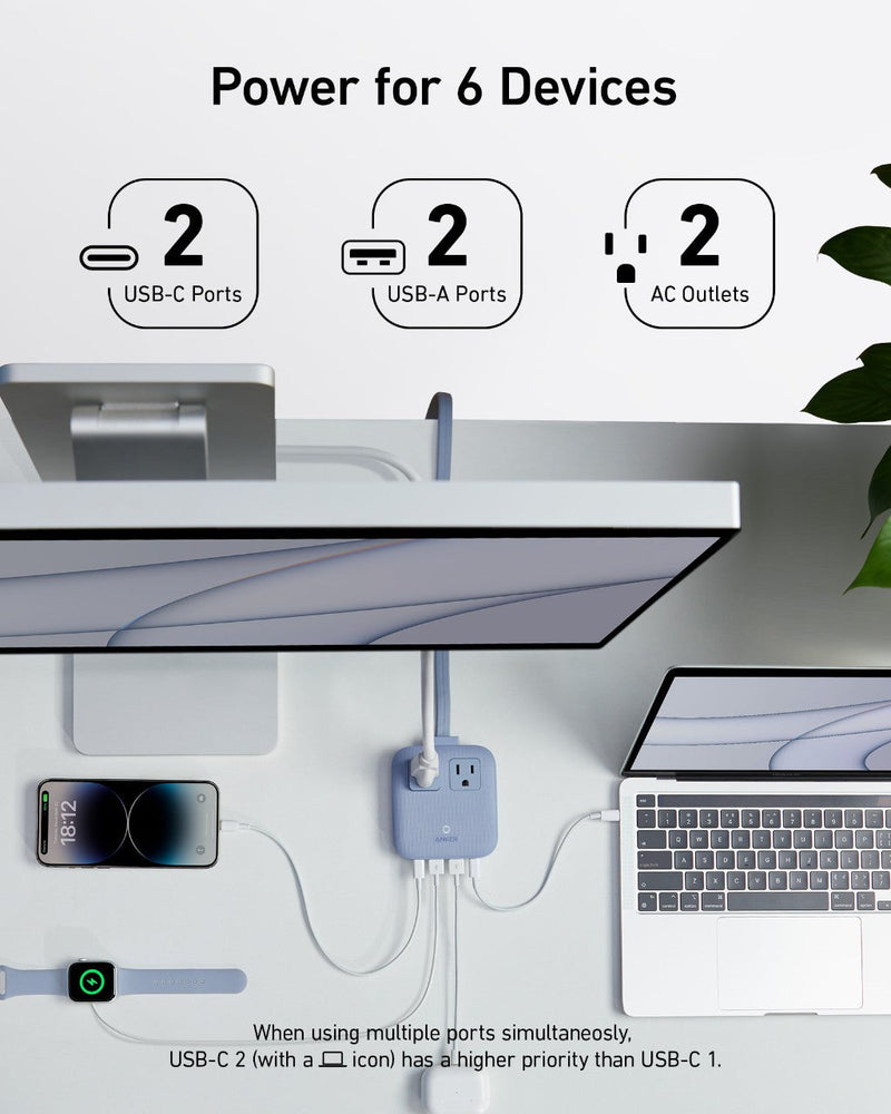 Load image into Gallery viewer, Anker Nano Charging Station (6-in-1, 67W)