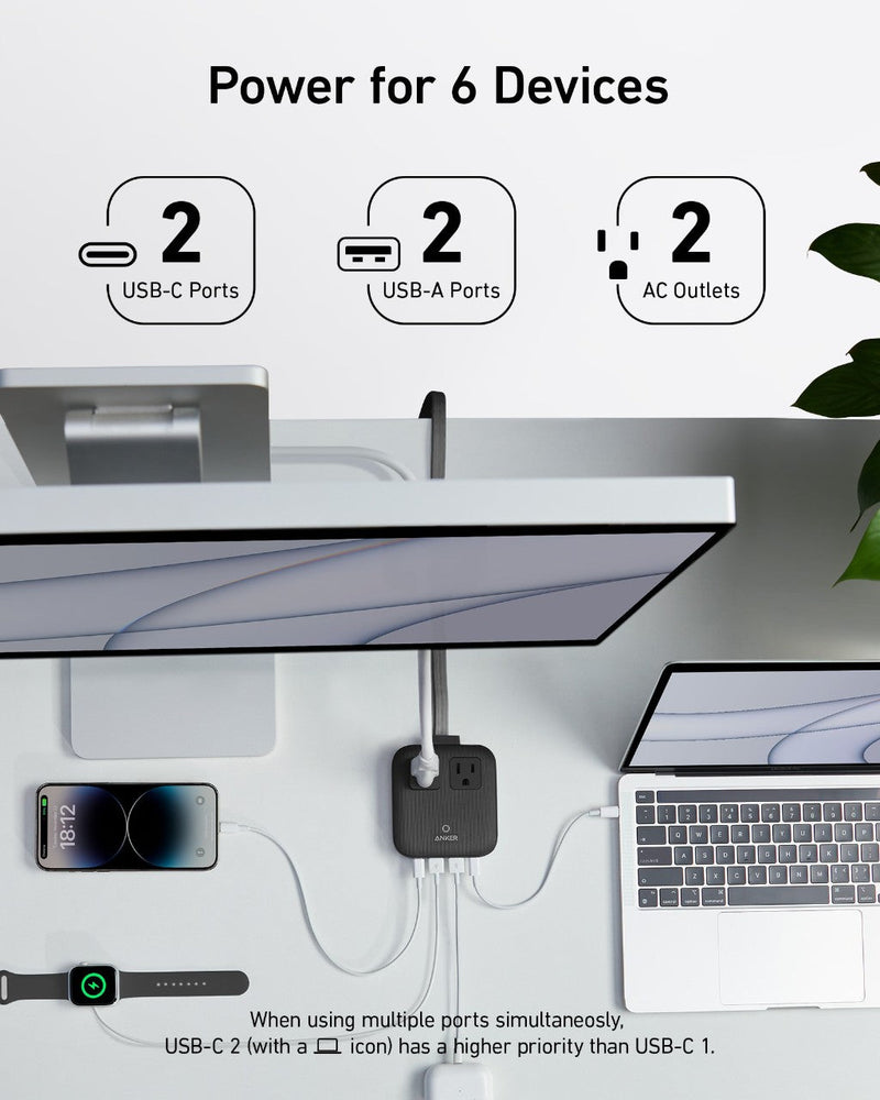 Load image into Gallery viewer, Anker Nano Charging Station (6-in-1, 67W)