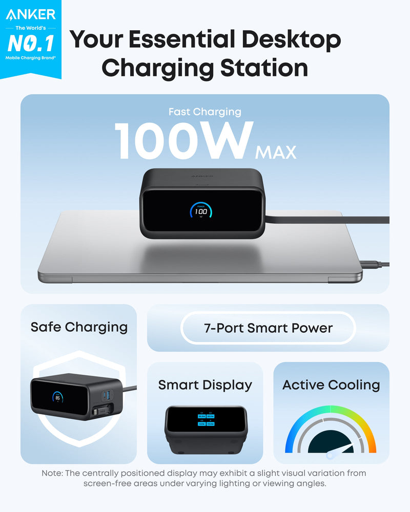 Load image into Gallery viewer, Anker Nano Charging Station (7-in-1, 100W)