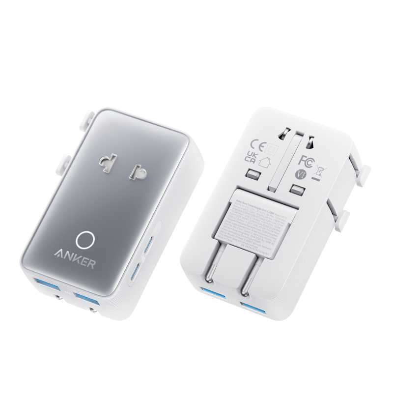 Load image into Gallery viewer, Anker Nano Travel Adapter (5-in-1, 20W, 1-Pack)