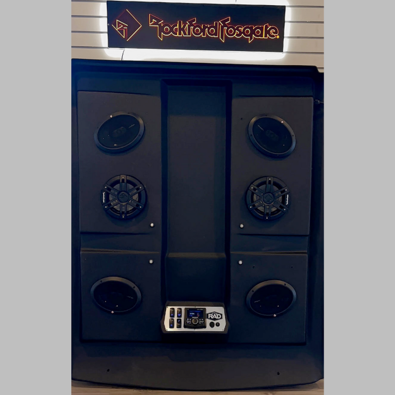 Load image into Gallery viewer, RAD Audio Top Level 2 (with Subwoofers)-Polaris Ranger Full Size 4 Seater •Fits 2013-Up Polaris Ranger 900/1000, 2015-2016 570 Full Size *(will not fit round tube cage)