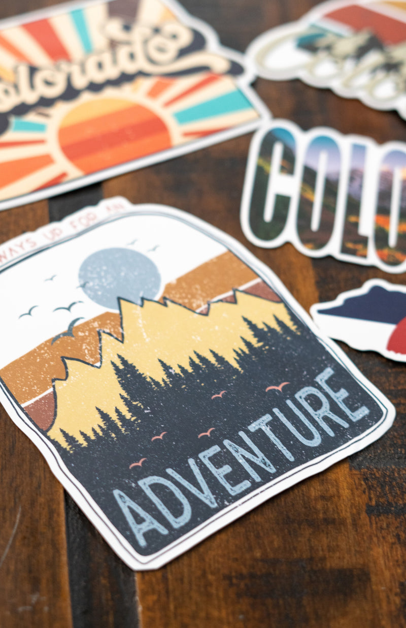 Load image into Gallery viewer, Always Up For An Adventure Sticker