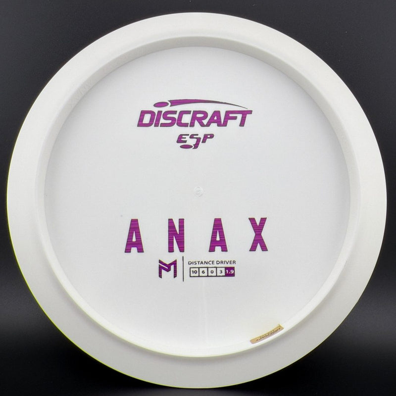 Load image into Gallery viewer, White ESP Anax - Bottom Stamp Dyer's Delight - Paul McBeth