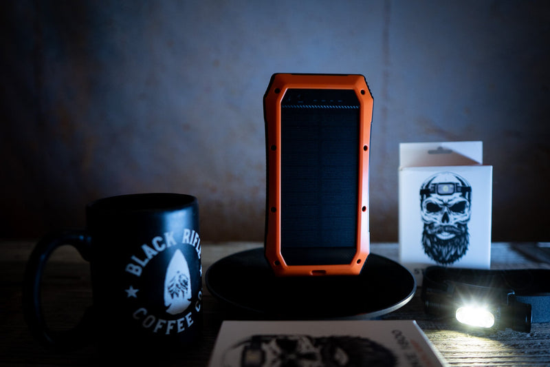 Load image into Gallery viewer, 20000 mAh Solar Power Bank & Charger
