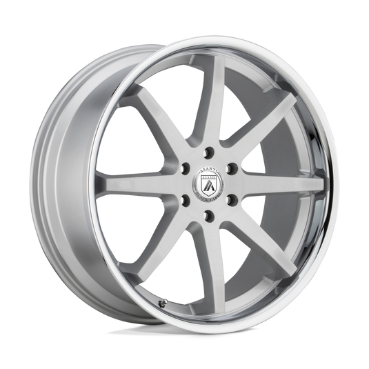 Asanti Black Abl 32 Kaiser Brushed Silver Chrome Lip