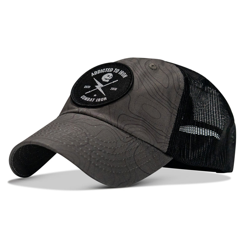 Load image into Gallery viewer, Addicted To Iron Patch Tactical Ripstop Mesh Snapback Hat
