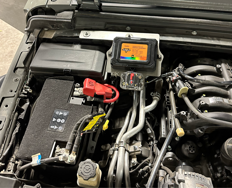 Load image into Gallery viewer, 2018+ Jeep JL JT Auxbeam Control Box Mount for Wrangler Gladiator