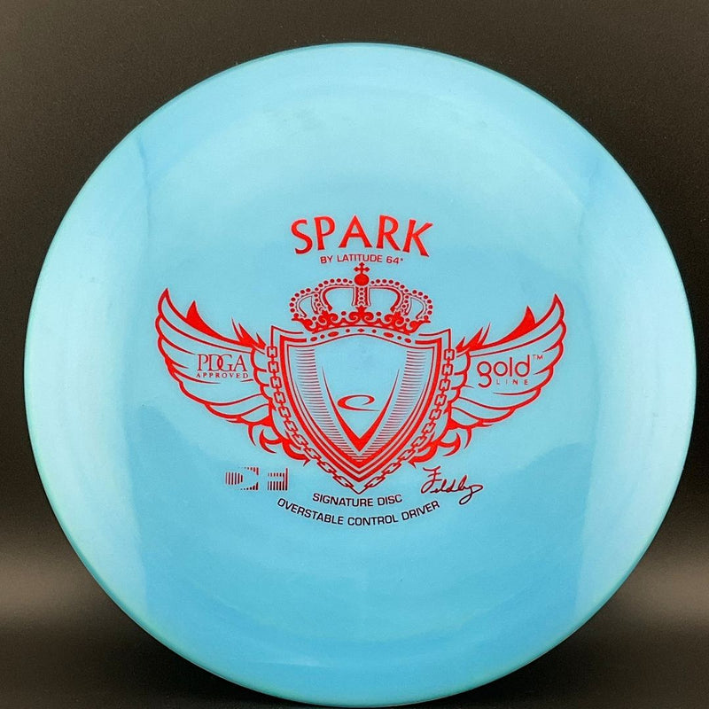 Load image into Gallery viewer, Gold Spark - PFN - Dave Feldberg Signature - Wings Stamp
