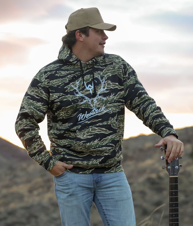 Load image into Gallery viewer, Tiger Stripe Nam Camo hoodie WT Elk