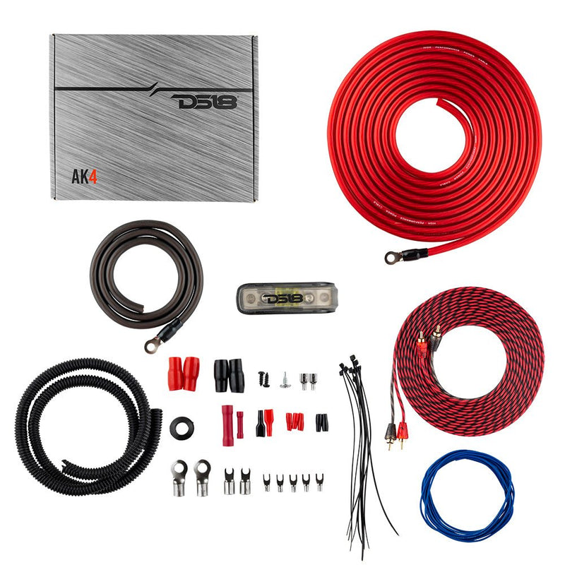 Load image into Gallery viewer, 4-GA CCA Amplifier Installation Kit - RED