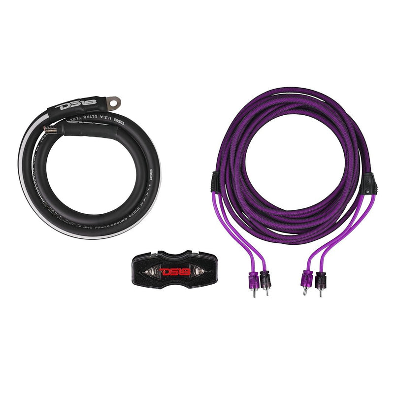 Load image into Gallery viewer, 0-GA Amplifier Installation Wiring Kit - Purple