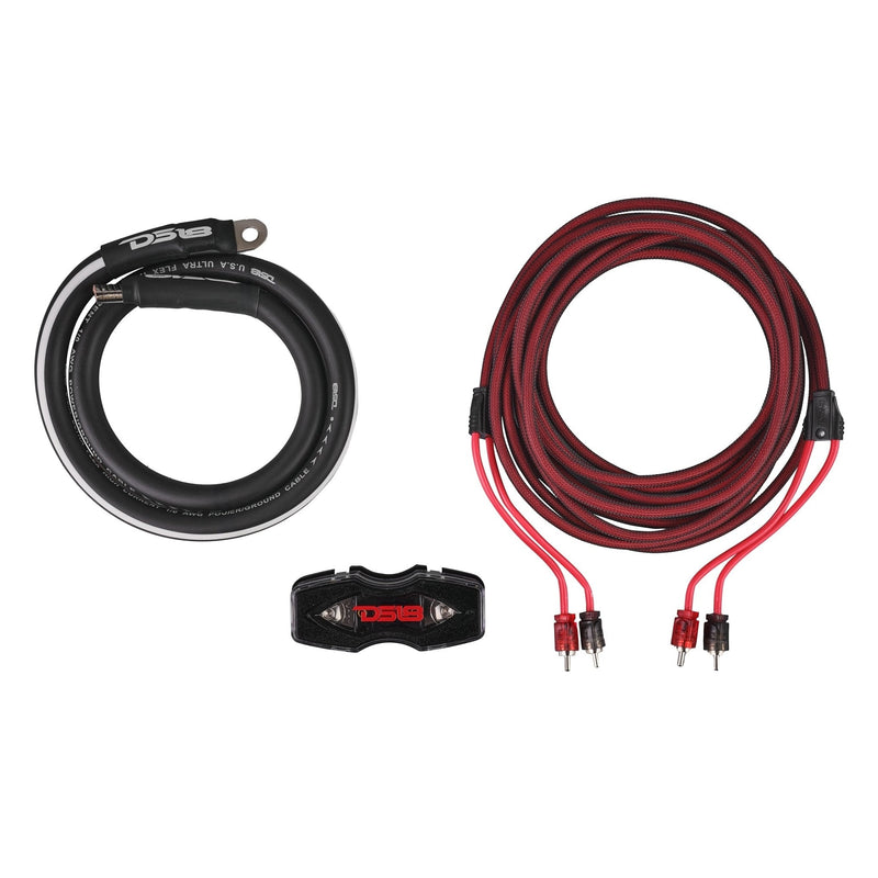 Load image into Gallery viewer, 0-GA Amplifier Installation Wiring Kit - Red