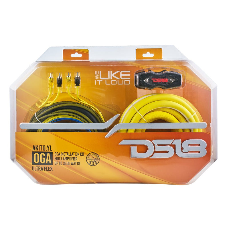 Load image into Gallery viewer, 0-GA Amplifier Installation Wiring Kit - Yellow