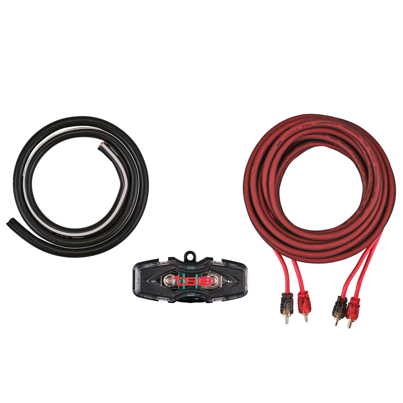 Load image into Gallery viewer, 4-GA Amplifier Installation Wiring Kit - Red