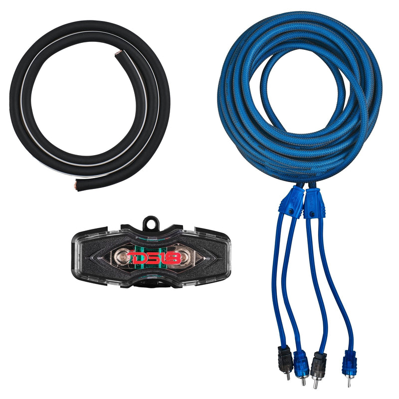 Load image into Gallery viewer, 4-GA Amplifier Installation Wiring Kit - Blue