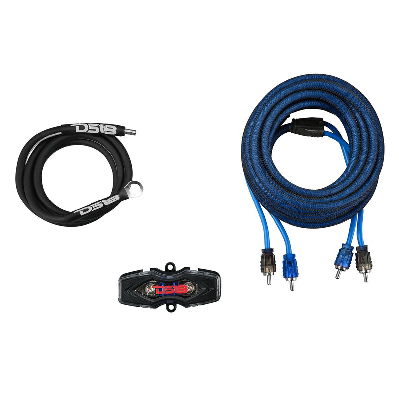 Load image into Gallery viewer, 8-GA Amplifier Installation Wiring Kit - Blue