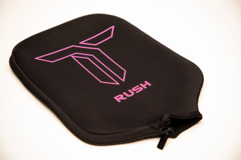 Load image into Gallery viewer, RUSH 13 SINGLES (PINK) Includes custom weight card, paddle cover, paddle eraser, and lead weights.