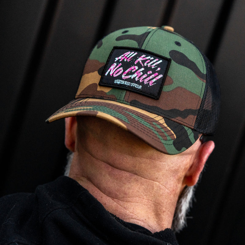 Load image into Gallery viewer, All Kill No Chill Patch Snapback Hat