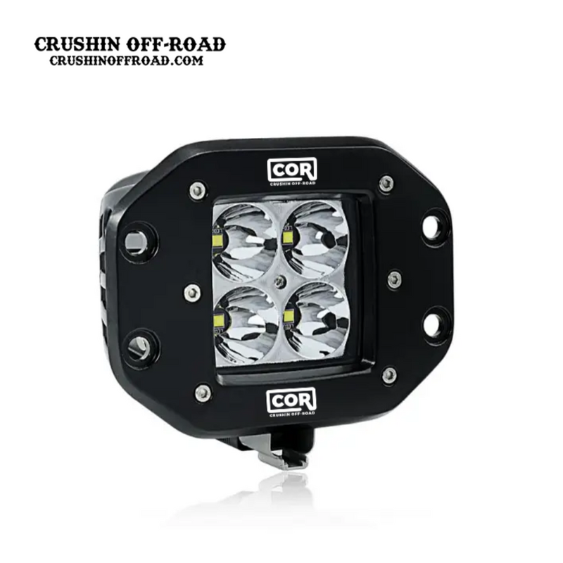 Load image into Gallery viewer, 2" Flush Mount, Square Flood LED Work Light, 1950 lm