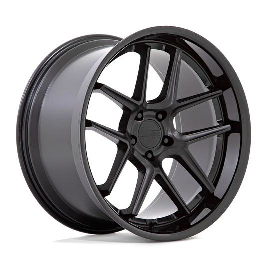 American Racing Ar942 Bishop Matte Black With Gloss Black Lip