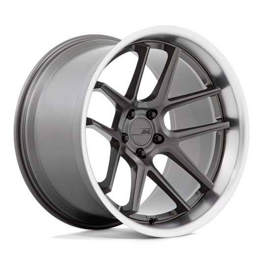 American Racing Ar942 Bishop Matte Gunmetal With Machined Lip