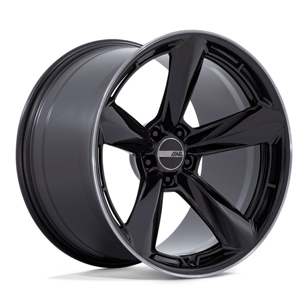 American Racing TTF Gloss Black With Double Dark Tint Lip